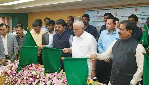 ಶಿವಮೊಗ್ಗ-ಚೆನ್ನೈ ರೈಲುಸೇವೆಗೆ ಸಿಎಂ ಯಡಿಯೂರಪ್ಪ ಚಾಲನೆ