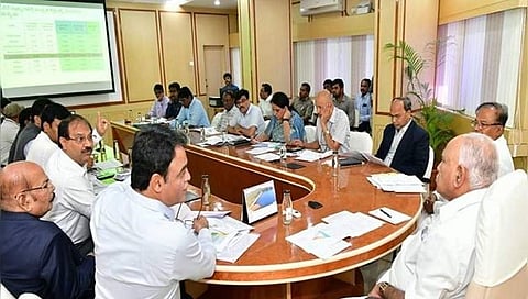 ಬಜೆಟ್ ಸಿದ್ಧತಾ ಸಭೆಯಲ್ಲಿ ಮುಖ್ಯಮಂತ್ರಿ