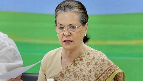 ಕಾಂಗ್ರೆಸ್ ಅಧ್ಯಕ್ಷೆ ಸೋನಿಯಾ ಗಾಂಧಿ