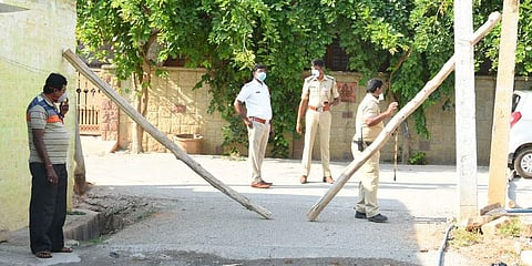 ಬೆಂಗಳೂರಿನ ಸಿಬಿ ಪುರ ವಾರ್ಡ್ ಲಾಕ್ ಡೌನ್