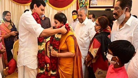 ಕೇರಳ ಸಿಎಂ ಪುತ್ರಿ ವಿವಾಹ