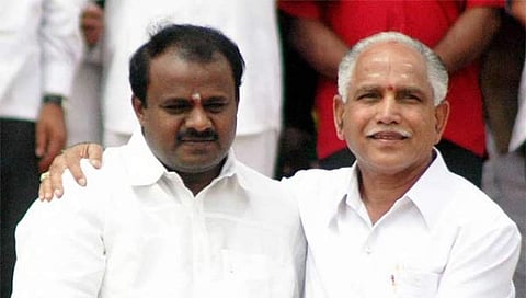 ಕುಮಾರಸ್ವಾಮಿ-ಯಡಿಯೂರಪ್ಪ