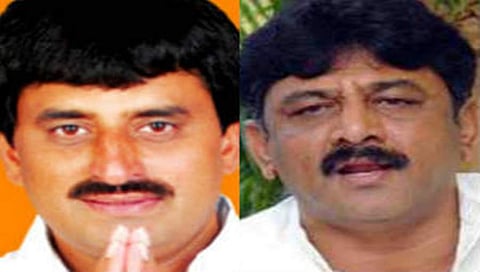 ಸಿ.ಪಿ. ಯೋಗೀಶ್ವರ್ ಡಿ.ಕೆ.ಶಿವಕುಮಾರ್