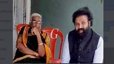 ತಾಯಿಯೊಡನೆ ಸಚಿವ ಶ್ರೀರಾಮುಲು