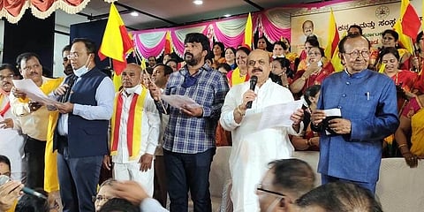 ಹುಬ್ಬಳ್ಳಿಯಲ್ಲಿ ನಡೆದ ‘ಕನ್ನಡಕ್ಕಾಗಿ ನಾವು’ಎಂಬ ಅಭಿಯಾನದಲ್ಲಿ ಸಿಎಂ