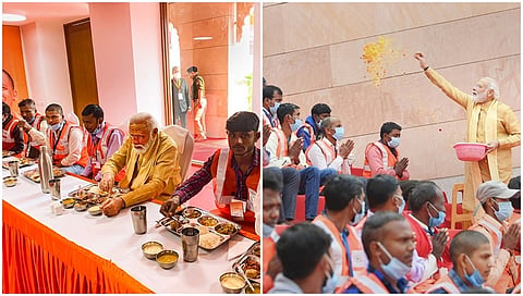 ಪ್ರಧಾನಿ ನರೇಂದ್ರ ಮೋದಿ ಅವರು ಸೋಮವಾರ ತಮ್ಮ ಲೋಕಸಭಾ ಕ್ಷೇತ್ರವಾದ ಉತ್ತರ ಪ್ರದೇಶದ ವಾರಾಣಸಿಯಲ್ಲಿ ಬಹುನಿರೀಕ್ಷಿತ ಕಾಶಿ ವಿಶ್ವನಾಥ ಕಾರಿಡಾರ್‌ ಅನ್ನು ಲೋಕಾರ್ಪಣೆ ಮಾಡಿದ್ದಾರೆ.