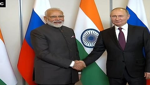 ನರೇಂದ್ರ ಮೋದಿ-ವ್ಲಾಡಿಮಿರ್ ಪುಟಿನ್(ಸಂಗ್ರಹ ಚಿತ್ರ)