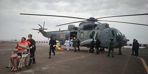 ನೌಕಪಡೆಯಿಂದ ರಕ್ಷಣಾ ಕಾರ್ಯಾಚರಣೆ