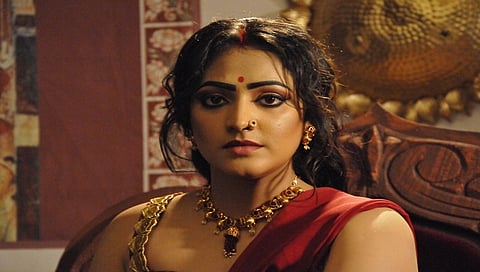 'ಅಮೃತಮತಿ'  ಚಿತ್ರದ ದೃಶ್ಯ