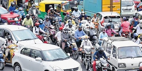 ನಗರದಲ್ಲಿ ಸಂಚಾರ ದಟ್ಟಣೆ