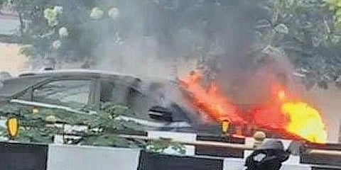 Five charred to death as car catches fire on Delhi-Mumbai Expressway in Rajasthan’s Alwar