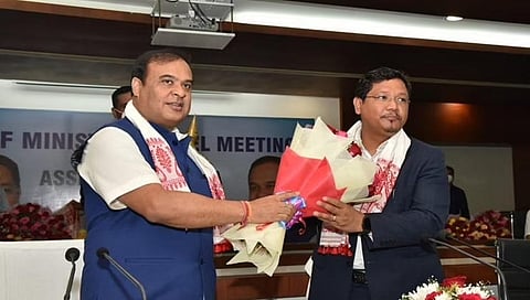 ಹಿಮಂತ ಬಿಸ್ವಾ ಶರ್ಮಾ- ಕಾನ್ರಾಡ್ ಕೆ ಸಂಗ್ಮಾ