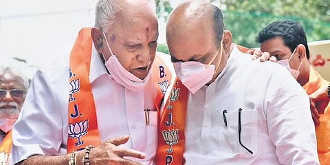 ಯಡಿಯೂರಪ್ಪ ಮತ್ತುು ಬೊಮ್ಮಾಯಿ