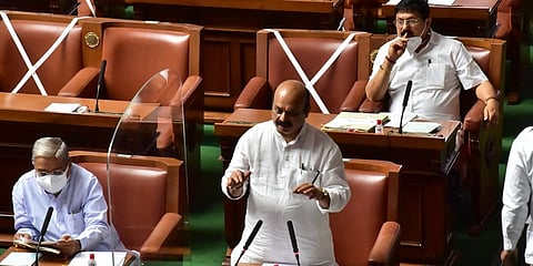 ವಿಧಾನಸಭೆಯಲ್ಲಿ ಸಿಎಂ ಬೊಮ್ಮಾಯಿ