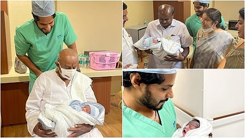 ಸ್ಯಾಂಡಲ್‌ವುಡ್ ಯುವರಾಜ, ರಾಜಕಾರಣಿ ನಿಖಿಲ್ ಕುಮಾರಸ್ವಾಮಿ ಪತ್ನಿ ರೇವತಿ ಗಂಡು ಮಗುವಿಗೆ ಜನ್ಮ ನೀಡಿದ್ದಾರೆ.