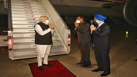 ನ್ಯೂಯಾರ್ಕ್ ತಲುಪಿದ ಪ್ರಧಾನಿ ನರೇಂದ್ರ ಮೋದಿ