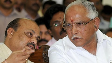 ಬೊಮ್ಮಾಯಿ ಮತ್ತು ಯಡಿಯೂರಪ್ಪ