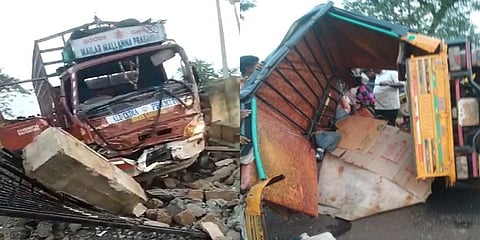 ಅಪಘಾತದ ನಂತರದ ದೃಶ್ಯ