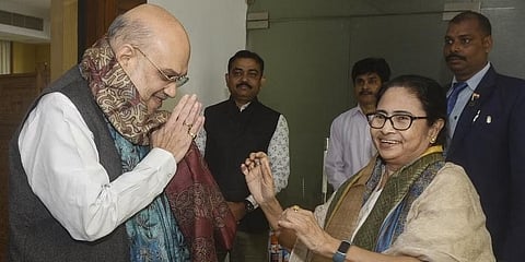 Amit Shah - Mamata Banerjee 
