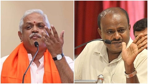 ಬಿಎಲ್ ಸಂತೋಷ್ ಮತ್ತು ಎಚ್.ಡಿ ಕುಮಾರಸ್ವಾಮಿ