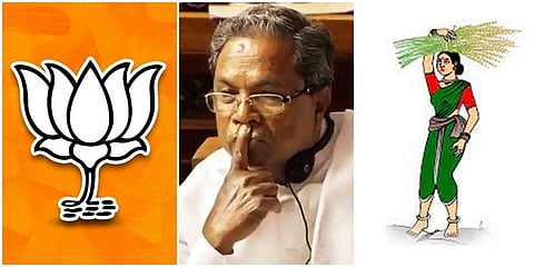 BJP - Siddaramaiah - JDS