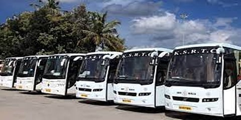 ಕೆಎಸ್ ಆರ್ ಟಿಸಿ ವೊಲ್ವೋ ಬಸ್ ಗಳ ಸಾಂದರ್ಭಿಕ ಚಿತ್ರ