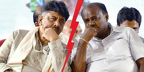 Dk Shivakumar And hd kumaraswamy 