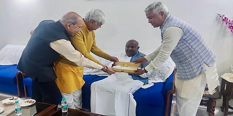 ಹೆಚ್.ಡಿ. ದೇವೇಗೌಡರಿಗೆ ಆಹ್ವಾನ