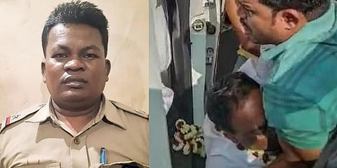 ಎಎಸ್ಐ ಗೋಪಾಲ್ (ಎಡ) ಅವರಿಂದ ಹತ್ಯೆಗೊಳಗಾದ ಒಡಿಶಾ ಆರೋಗ್ಯ ಸಚಿವರು (ಬಲ)