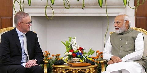 ಆಂಟೋನಿ ಅಲ್ಬನೀಸ್ - ಪ್ರಧಾನಿ ಮೋದಿ