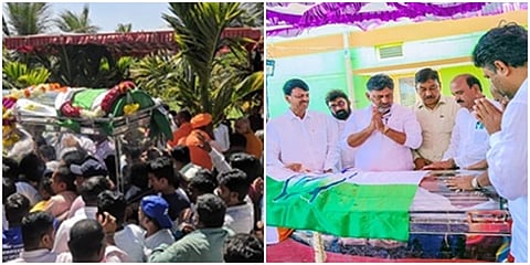 ಧ್ರುವ ನಾರಾಯಣ ಪಾರ್ಥಿವ ಶರೀರ