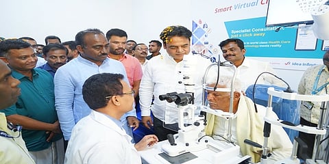 ಆಸ್ಪತ್ರೆ ಲೋಕಾರ್ಪಣೆ ವೇಳೆ ಜಿಲ್ಲಾ ಉಸ್ತುವಾರಿ ಸಚಿವ ಡಾ.ಸಿ.ಎನ್. ಅಶ್ವತ್ಥ ನಾರಾಯಣ, ಶಾಸಕ ಮಂಜುನಾಥ್ ಮತ್ತಿತರರು