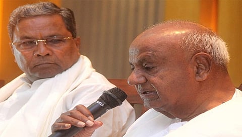 ಸಿದ್ದರಾಮಯ್ಯ ಮತ್ತು ಎಚ್.ಡಿ ದೇವೇಗೌಡ