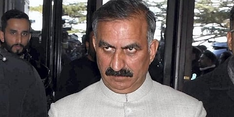 Himachal chief minister Sukhvinder Singh Sukhu