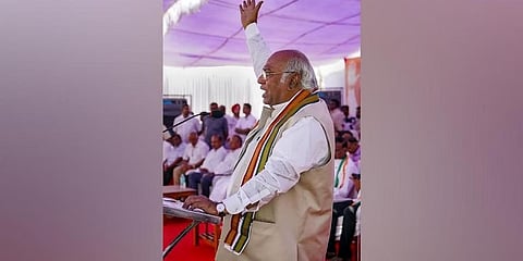 ಶಿವಮೊಗ್ಗದಲ್ಲಿ ಮಲ್ಲಿಕಾರ್ಜುನ ಖರ್ಗೆ.
