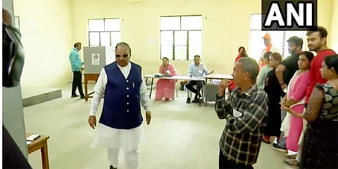 ಮತದಾನ ಮಾಡಿದ ಕೆಎಸ್ ಈಶ್ವರಪ್ಪ