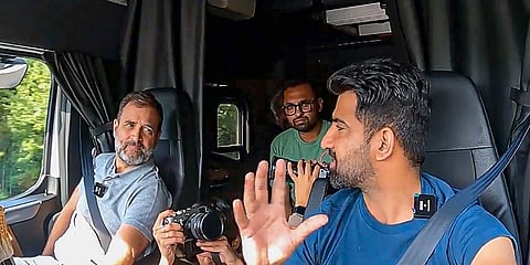 ಅಮೆರಿಕದಲ್ಲಿ ರಾಹುಲ್ ಟ್ರಕ್ ಯಾತ್ರೆ