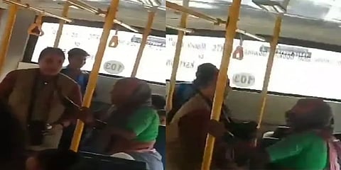 ವೃದ್ಧೆಗೆ ಕಪಾಳ ಮೋಕ್ಷ ಮಾಡಿದ ಕಂಡಕ್ಟರ್ ಚಿತ್ರ