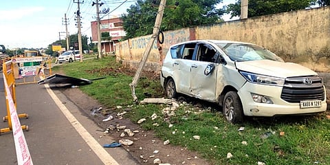 ಅಪಘಾತದ ದೃಶ್ಯ