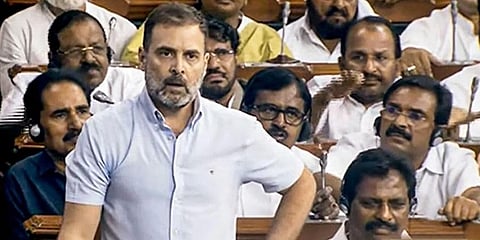 Rahul Gandhi in LokSabha