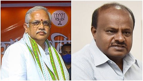 ಬಿ ಎಲ್ ಸಂತೋಷ್ ಮತ್ತು ಎಚ್ ಡಿ ಕುಮಾರಸ್ವಾಮಿ