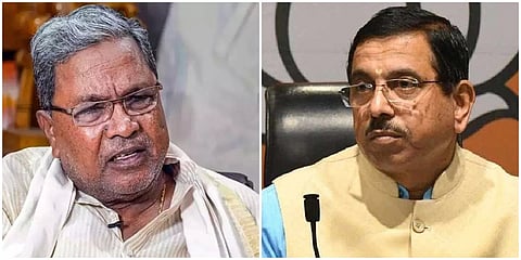 Siddaramaiah And pralhad Joshi