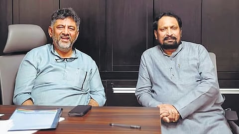 DK Shivakumar - Laxman Savadi 