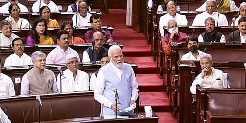 ಸಂಸತ್ ಕಲಾಪದಲ್ಲಿ ಪ್ರಧಾನಿ ಮೋದಿ (ಸಂಗ್ರಹ ಚಿತ್ರ)