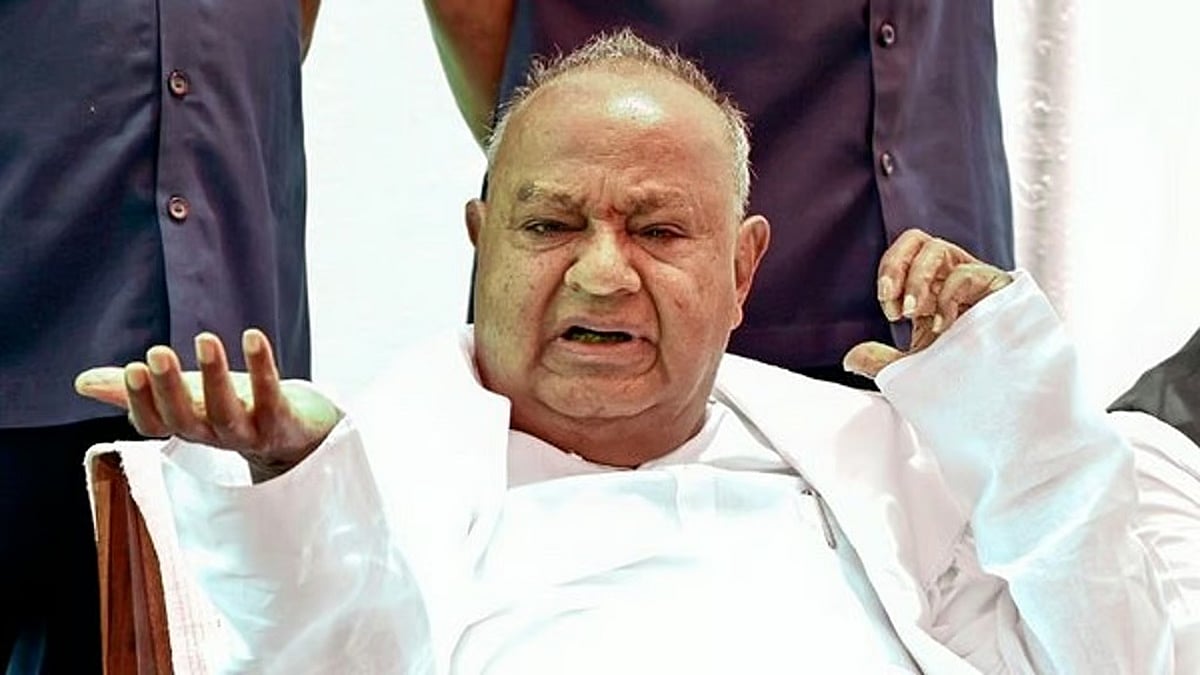 HD Devegowda encourages farmers, stating he is ready to go to jail even if he loses his life