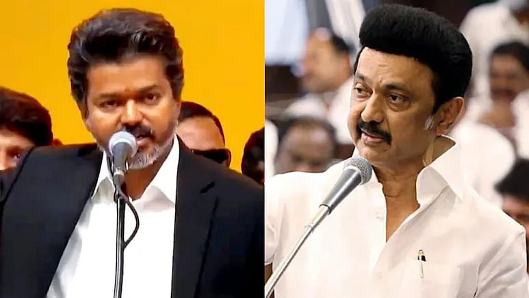 "ಸ್ಟಾಲಿನ್ ಸರ್, ಬಾಯಿ ಬಿಡಿ": ವೀರಮಣಿ ಸೆಕ್ಸ್ ಹಗರಣ ಉಲ್ಲೇಖಿಸಿ DMK ವಿರುದ್ಧ CM ವಿಜಯ್ ವಾಗ್ದಾಳಿ