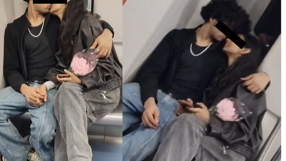 Kissing in Metro: ಮೈಮರೆತ ಜೋಡಿ,ಲಿಪ್ ಟು ಲಿಪ್ ಕಿಸ್ , ಸಾರ್ವಜನಿಕರ ಆಕ್ರೋಶ! Video