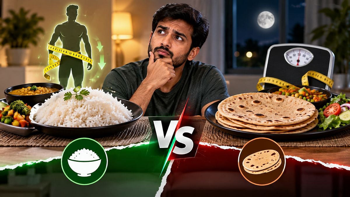 ತೂಕ ಇಳಿಸಲು ರಾತ್ರಿ ಊಟಕ್ಕೆ ಯಾವುದು ಬೆಸ್ಟ್? ಅನ್ನ vs ಚಪಾತಿ ಯಾವುದು ತಿಂದರೆ ಬೇಗ ಸಣ್ಣ ಆಗ್ತೀರಿ?