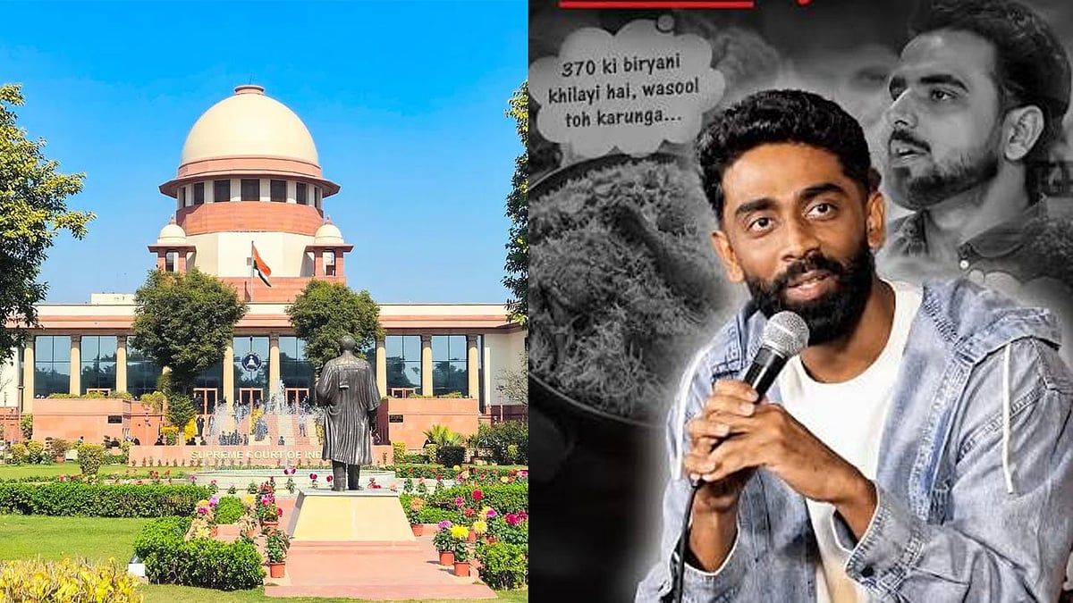 'ಗೆಳತಿಗೆ 370 ರೂ ಬಿರಿಯಾನಿ' ವಿವಾದ: ಕಮಿಡಿಯನ್ Pranit More ಅರ್ಜಿ, ಕೇಂದ್ರ ಸೇರಿ 3 ಸರ್ಕಾರಗಳಿಗೆ 'ಸುಪ್ರೀಂ' ನೋಟಿಸ್