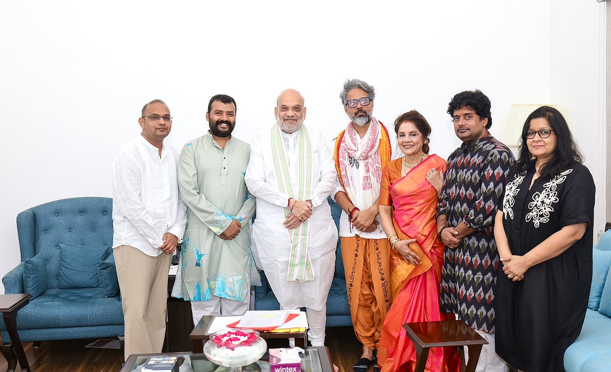 'ಹನುಮಾನ್ ಅಂಶ್' ಚಿತ್ರತಂಡ ಭೇಟಿ; ಚಿತ್ರದ ಯಶಸ್ಸಿಗೆ ಅಭಿನಂದನೆ ಸಲ್ಲಿಸಿದ ಅಮಿತ್ ಶಾ!